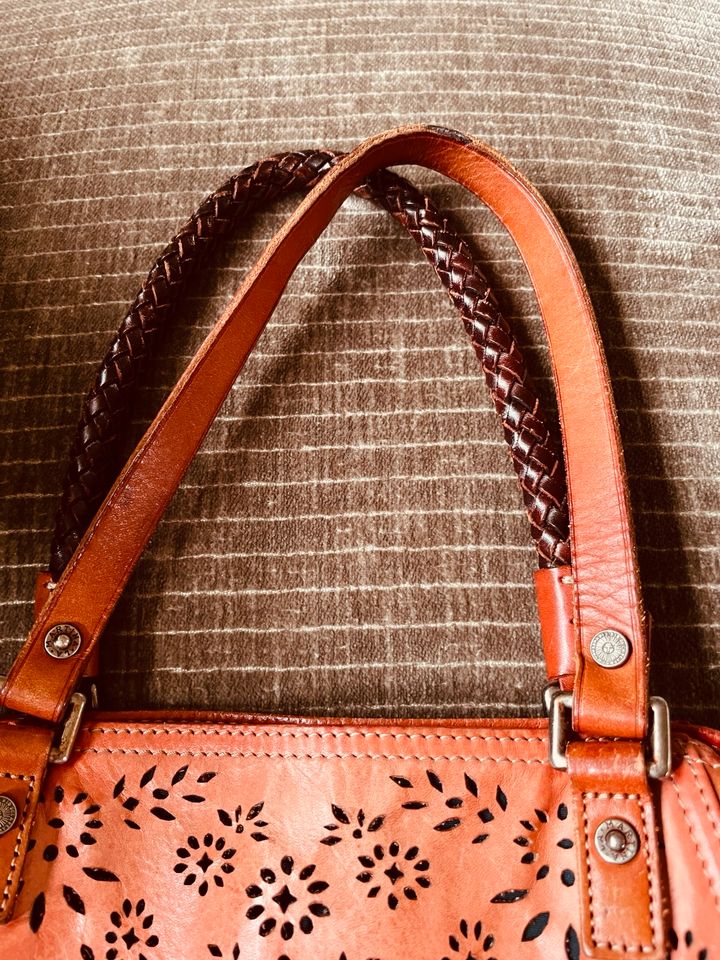 La Martina Shopper Leder orange in Steinfurt