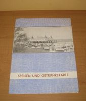 DDR original Speise+Getränkekarte FDGB Seebad Ahlbeck 1982 Parchim - Landkreis - Parchim Vorschau