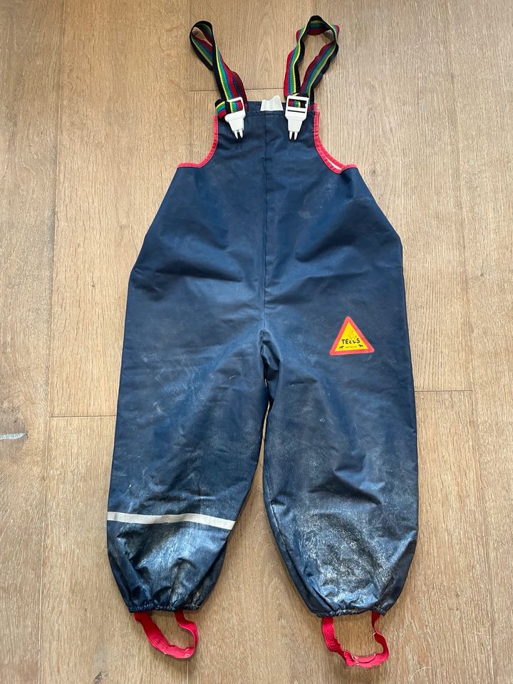 Tells Wetwear Regenhose Matschhose ungefüttert Gr. 86/92 blau in Schwalmstadt