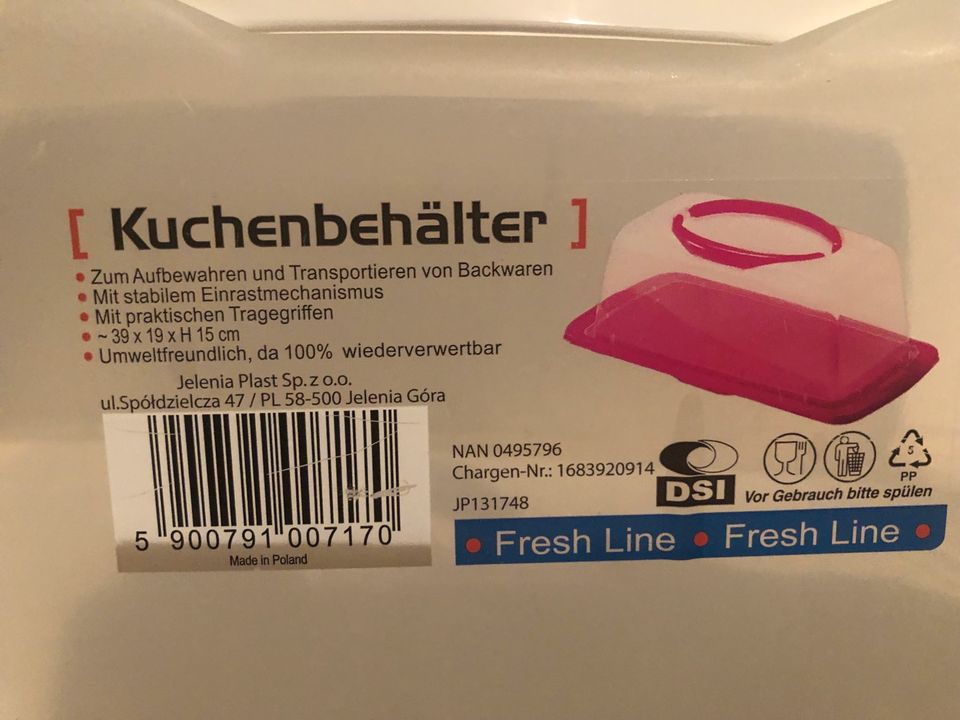 Kuchenbehälter in Köln