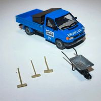 Herpa VW T4 Pritsche Bruns Bau AG mit Werkzeug H0 Schleswig-Holstein - Raisdorf Vorschau