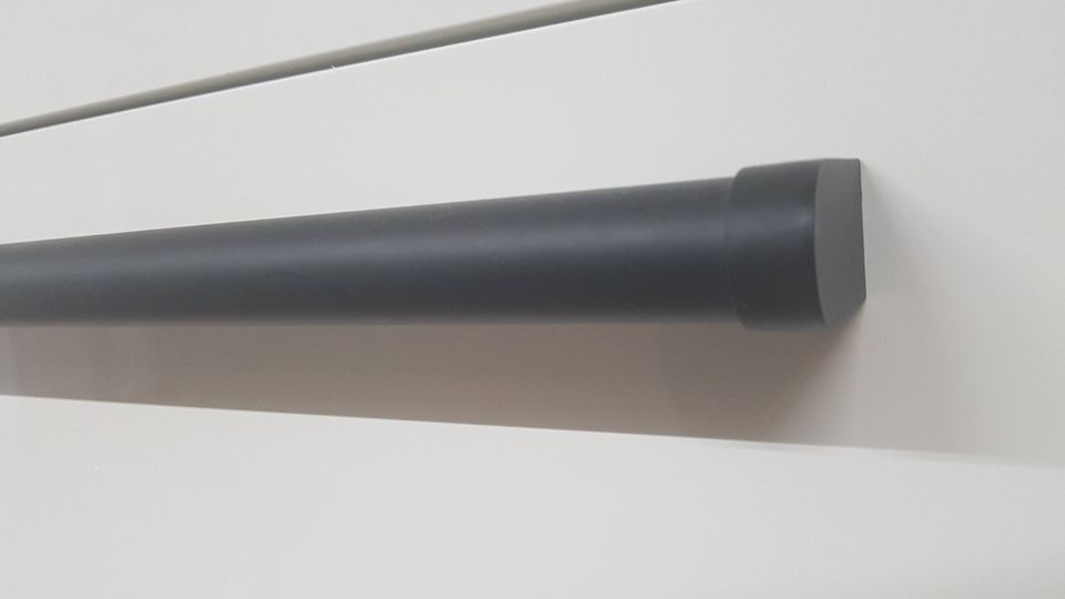 5 x KÜCHEN GRIFFE LANG NR. 788 Schwarz matt MÖBEL NEU + OVP in