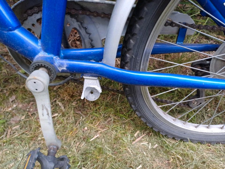 Kinderfahrrad, blau, 20 Zoll in Michendorf