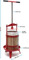 Wiltec Spindelpresse  von Wiltec Holz 18 Liter Obstpresse Stuttgart - Stuttgart-Ost Vorschau