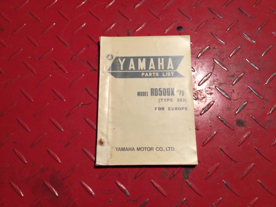 Yamaha RD 50 Parts List Teilekatalog Ersatzteilkatalog *Original* in Kleve