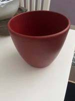 Blumenübertopf Keramik rot München - Ramersdorf-Perlach Vorschau