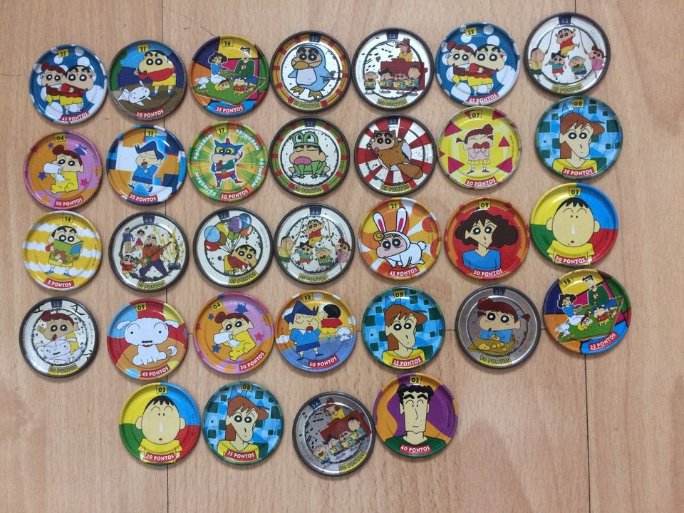 Chin Chan Metal Chips Caps Metal Rappers Tazos Anime Manga Portug in Offenbach