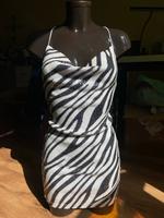 Asos Design Sommerkleid Minikleid mit Zebramuster Mitte - Wedding Vorschau