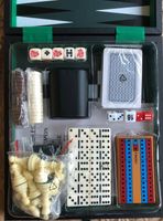 Spielekoffer Spiele Backgammon Cribbage Schach Domino Poker chess Berlin - Schöneberg Vorschau