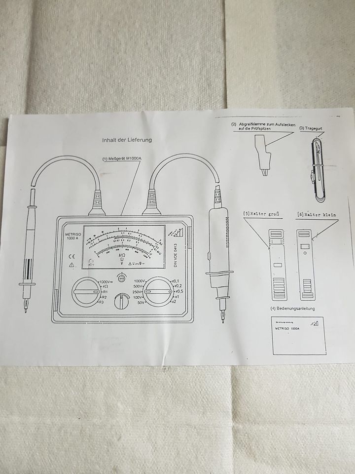 Gossen Metrawatt Isolationsmessgerät Metriso in Dinslaken