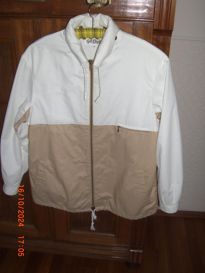Fitness-Sport-Wanderjacke, Gr. 36, Marke: Gil Bret, weiss-braun in Landshut