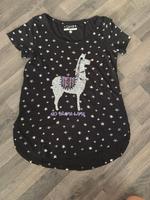 Damen T-Shirt NoDramaLama Pailletten Gr. 36 G!na Sterne Bayern - Gersthofen Vorschau
