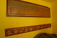 Massivholz Rahmen 210 x 53 cm, antik, rot/gold, asiatisch Nürnberg (Mittelfr) - Oststadt Vorschau