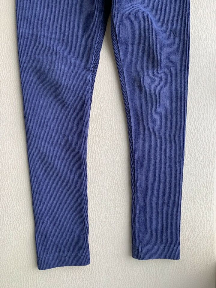 Kids 98/104 Cordhose Cord Hose NKD skinny schmal Blau Leggings in Großenlüder