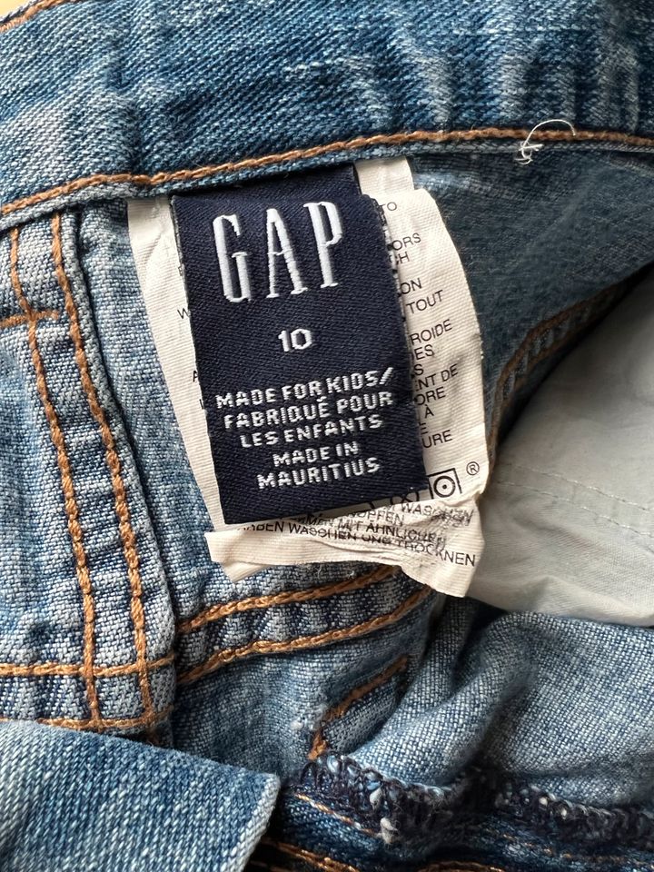 GAP Jeans ROCK blau Schmetterling 140 146 winter & sommer NEU in Osterzell