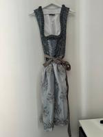 Pöllinger Dirndl 42 blau Silber Hirsch glitzer Schürze Bayern - Selb Vorschau