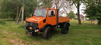 Unimog U 1400 Baureihe 427 Agrar Heckkraftheber Agrarscheibe Baden-Württemberg - Kirchardt Vorschau