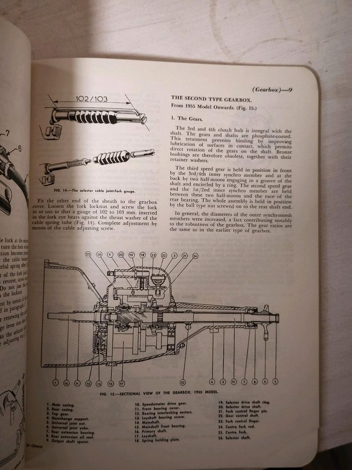 Simca Elysee Aronde Service manual 1953-1957 (englisch) in Weißenberg