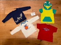 Gr. 92-98 4er Set Shirts Dino Hörnchen Zottelmonster Auto Baden-Württemberg - Haßmersheim Vorschau