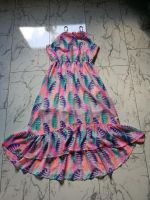 Boho hippie ibiza vokuhila kleid rock neon Federn s m 38 Sommer Nordrhein-Westfalen - Dinslaken Vorschau