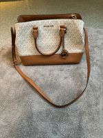 Michael Kors Umhängetasche Monogramm beige/braun Hessen - Lampertheim Vorschau