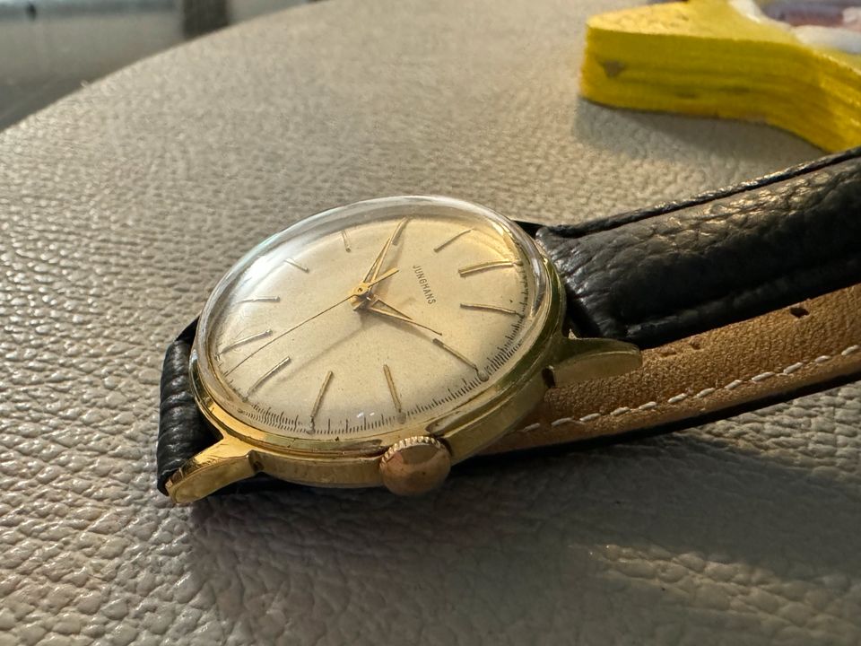 Junghans J 93/1 Vintage 60er Jahre Armbanduhr Stahl-Gold in Schwäbisch Gmünd