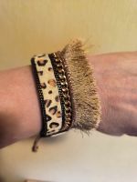 Armband verstellbar Leopard Motiv Franzen Kette Armreif  braun be Rheinland-Pfalz - Koblenz Vorschau