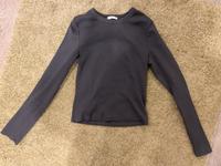 Crop Shirt langarm grau S Brandenburg - Neu Zauche Vorschau