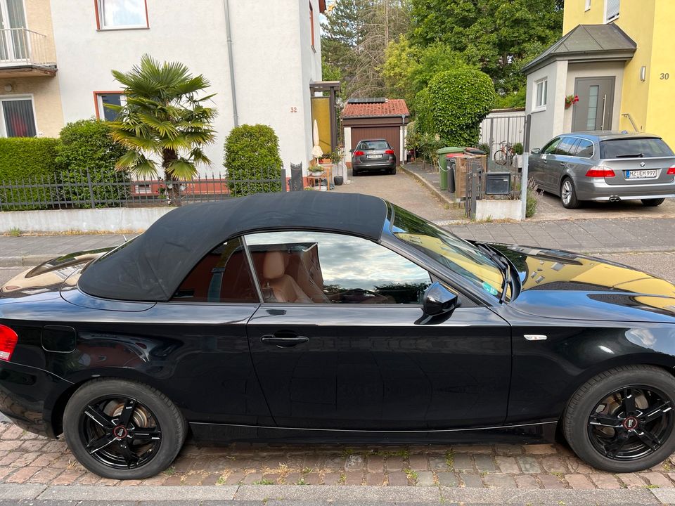 1er BMW Cabrio mit Klima + AHK TÜV NEU in Mainz