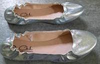 Ballerinas Silber festlich Größe 38 C&A Clockhouse Bayern - Buchloe Vorschau