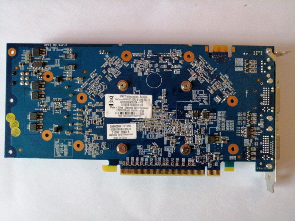 PNY NVIDIA GeForce 9600 GT-E 512MB  PCI-E GRAFIKKARTE  DUAL DVI S in Berlin