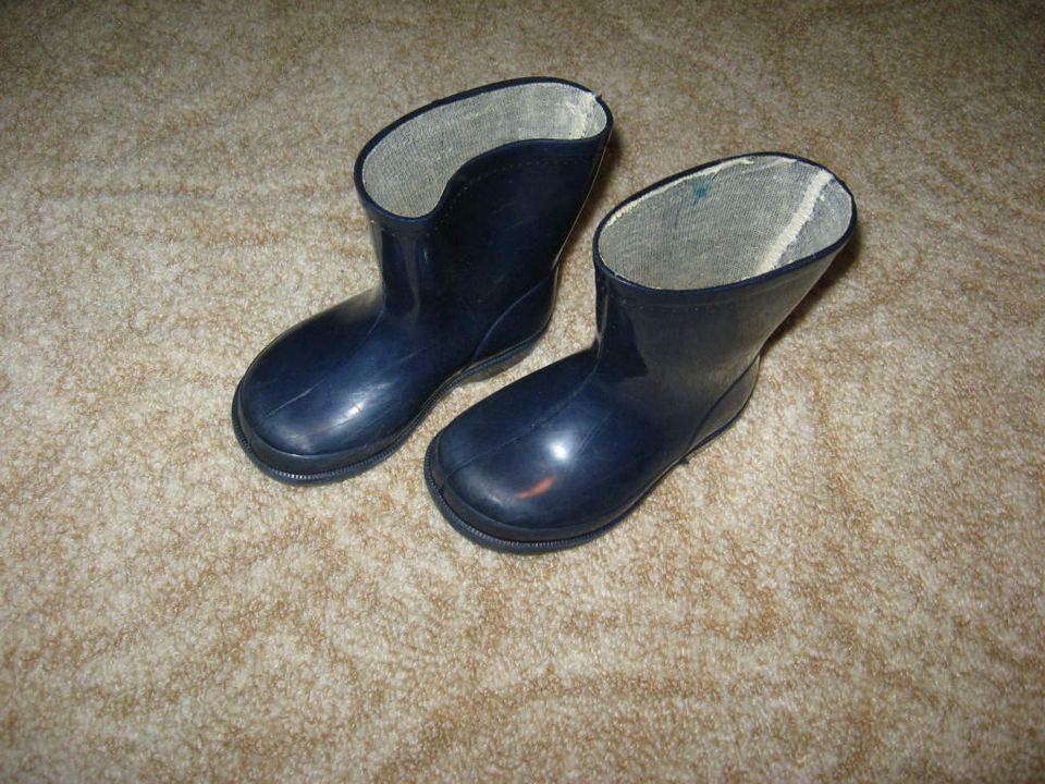 blaue Gummistiefel niedrige Form Gr. 21 in Lößnitz