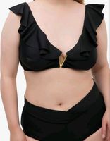 Studio Untold NEU Schwarz Rüschen Bikini Top Gr.46 100 Nordrhein-Westfalen - Schwalmtal Vorschau