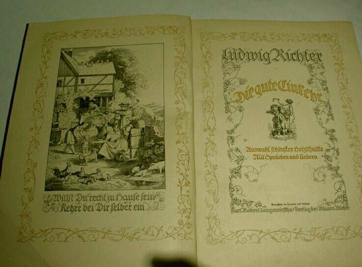 Altes Buch von 1920 "Ludwig Richter" Lieder in Zirkow