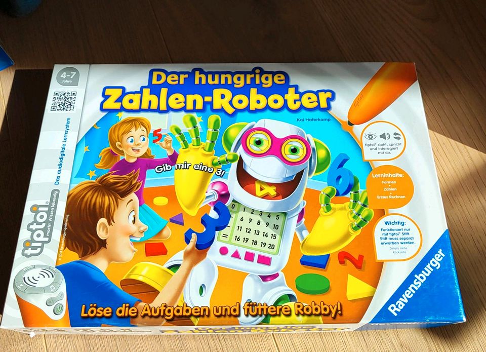 Ravensburger Tiptoi: Der hungrige Zahlenroboter, Spiel in Bopfingen