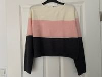 H&M Pullover Strick Strickpullover 158 164 rosa creme grau Nordrhein-Westfalen - Königswinter Vorschau