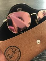 Ray Ban hexagonal Flat Lenses gold pink + Etui * aktuelles Modell Bayern - Bruckmühl Vorschau