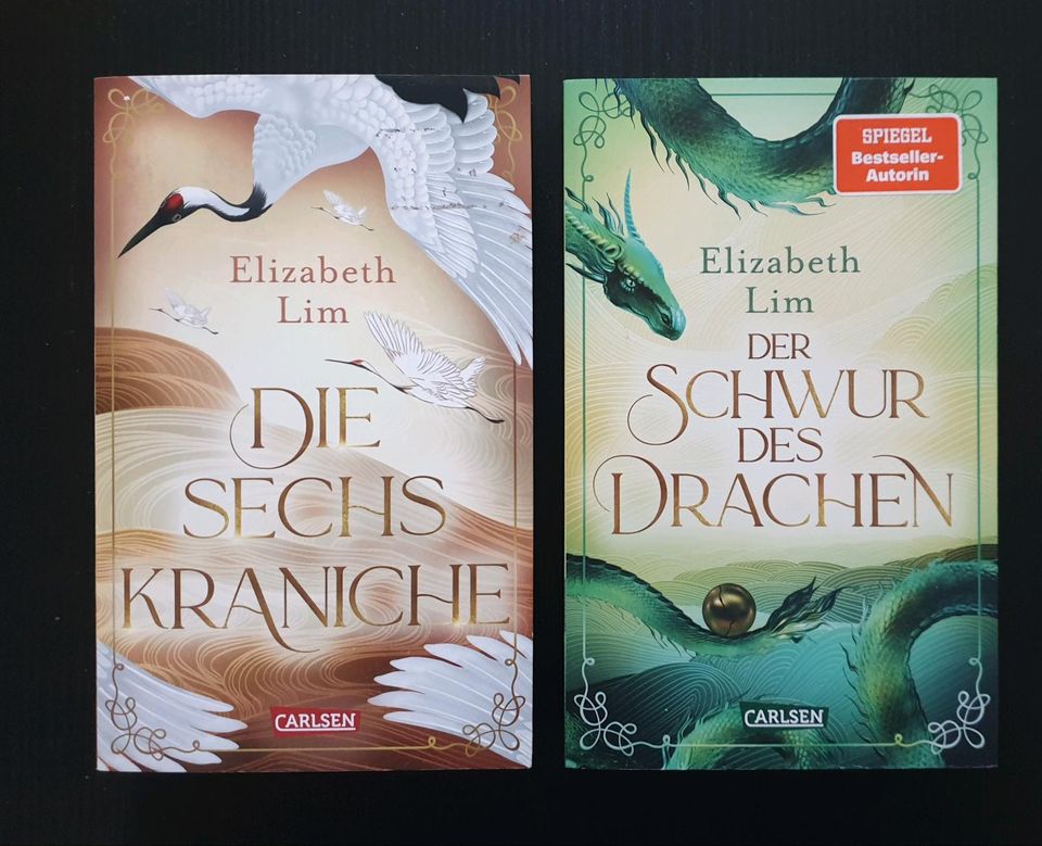 Die sechs Kraniche 1 und 2 Elizabeth Lim Farbschnitt in Berlin