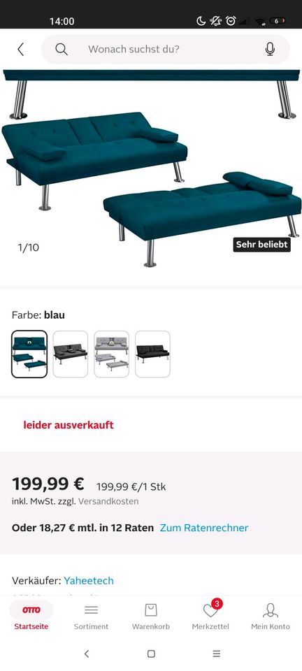 2x nagelneue Sofas in Adelsdorf