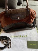 Longchamp Tasche cuir Neu in S mit Gurt in schwarz braun Leder Düsseldorf - Stadtmitte Vorschau