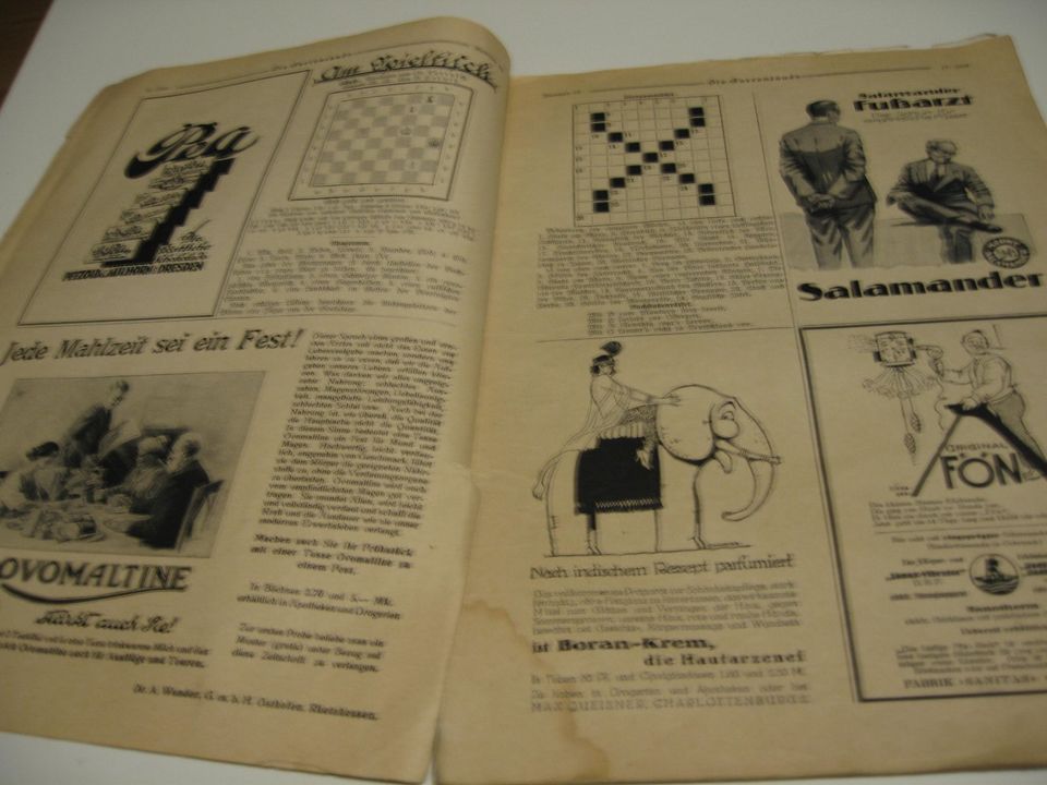 Zeitschrift Die Gartenlaube Nr 24 von 1925 - Alte Werbung Reklame in Würzburg