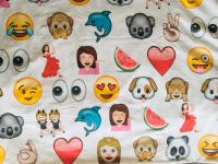 Bettwäsche Emoji bunt Kinderbettwäsche Prinzessin Smiley Bergedorf - Kirchwerder Vorschau