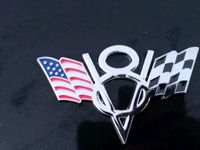 V8 FLAGS METALL EMBLEM US Car Chevy GMC Chrysler Ford Nordvorpommern - Landkreis - Saal in MV Vorschau