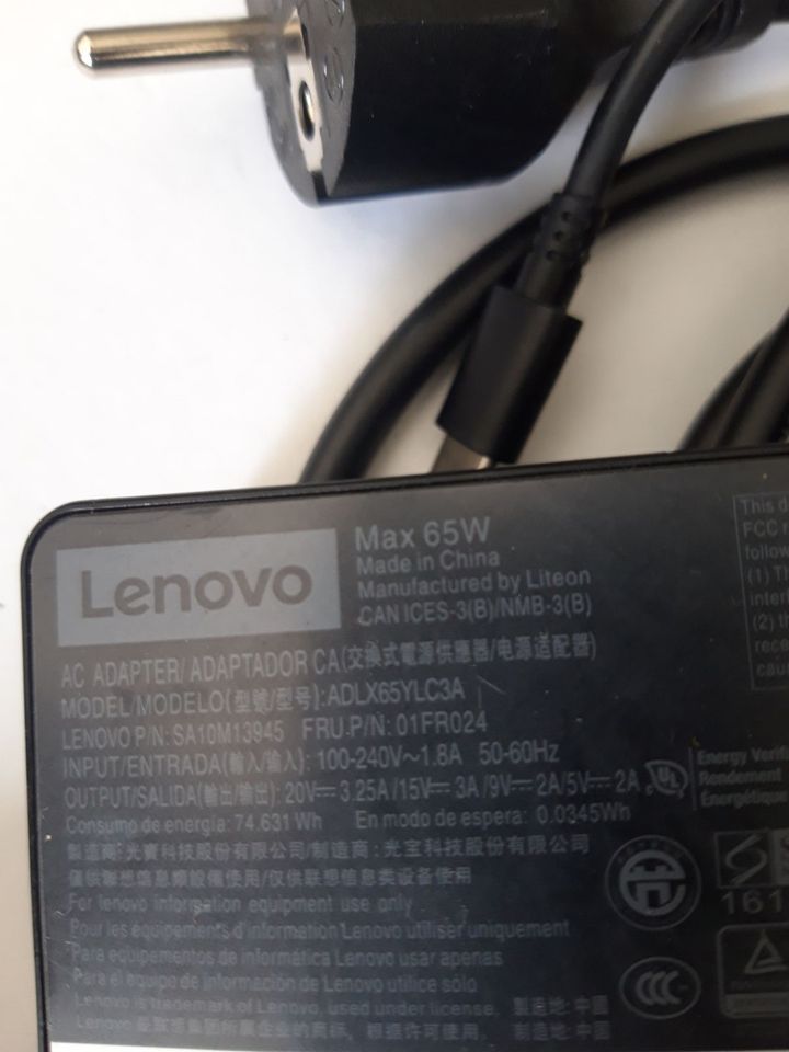 Lenovo 65Watt USB-C Netzteil zu verkaufen in Kerpen