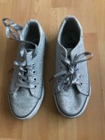 Stoffsneaker silber Gr. 33 Düsseldorf - Lichtenbroich Vorschau