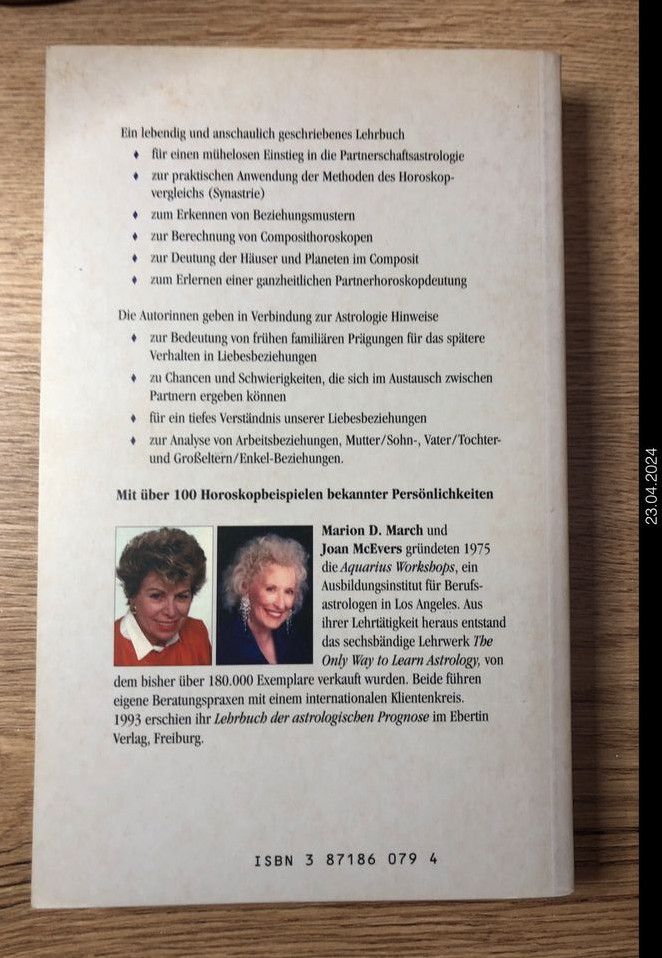 Lehrbuch der Partnerschaftsastrologie in Penzberg