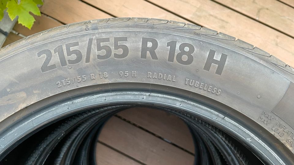 4 x Continental Premium Contact 6 - 215/55 R18 H in Ostfildern