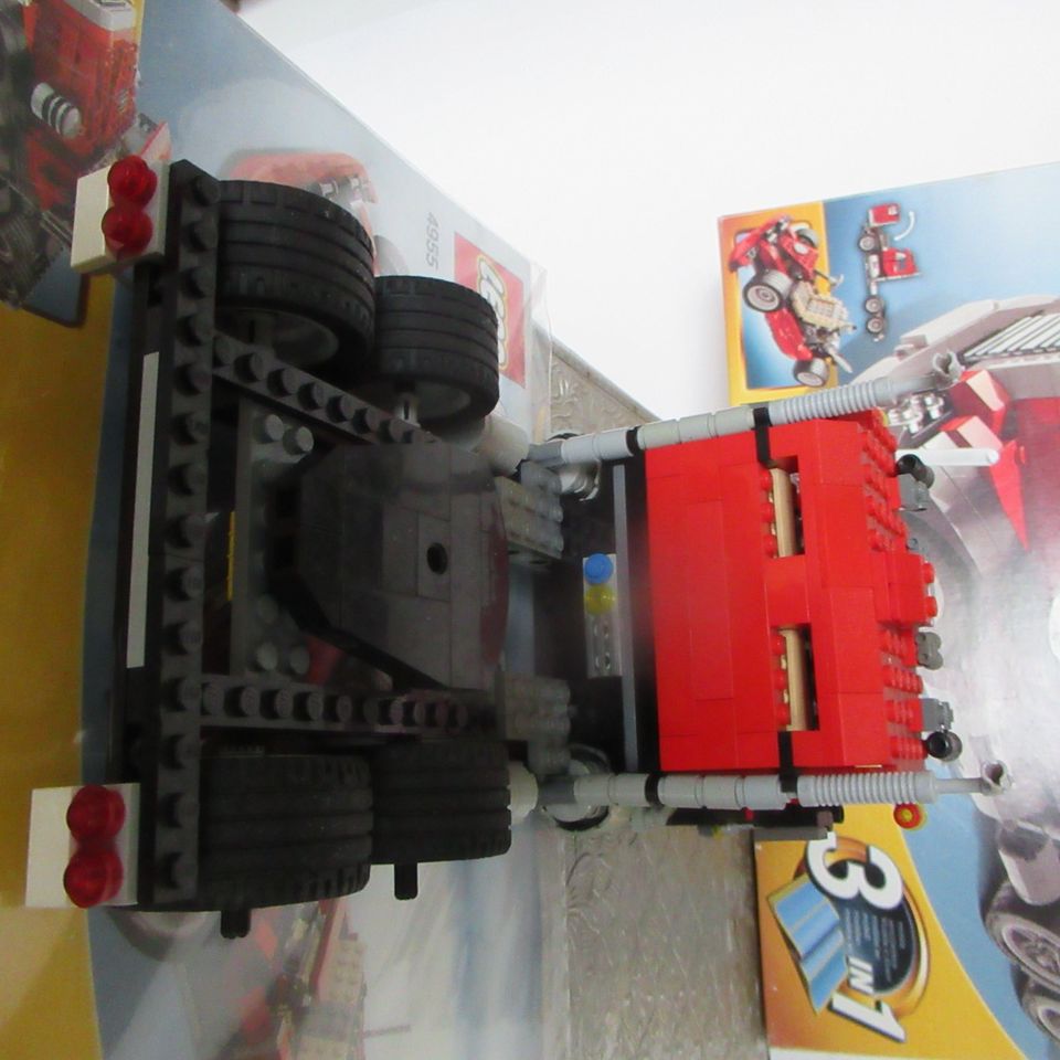 Lego Creator 3 in 1 Set 4955 Truck+ 2 verschieden Autos OVP+ Bau in Meißenheim