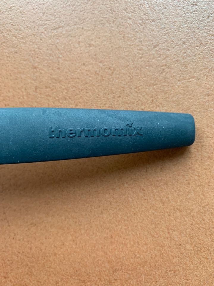 Vorwerk Thermomix Silikon Löffel Servierlöffel Schwarz in Trittau