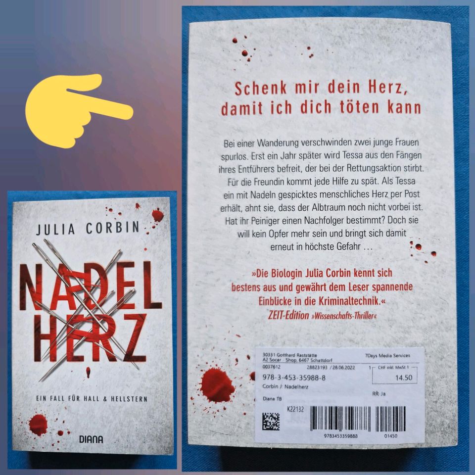 Bücher Genre Thriller - pro Buch 3 € in Welterod